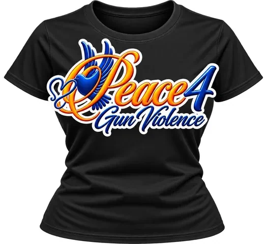 Black Peace 4 Gun Violence T-shirt