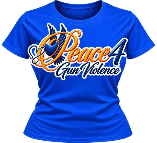 Blue Peace 4 Gun Violence T-shirt